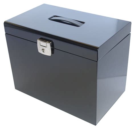 portable metal filing box|document storage box with lock.